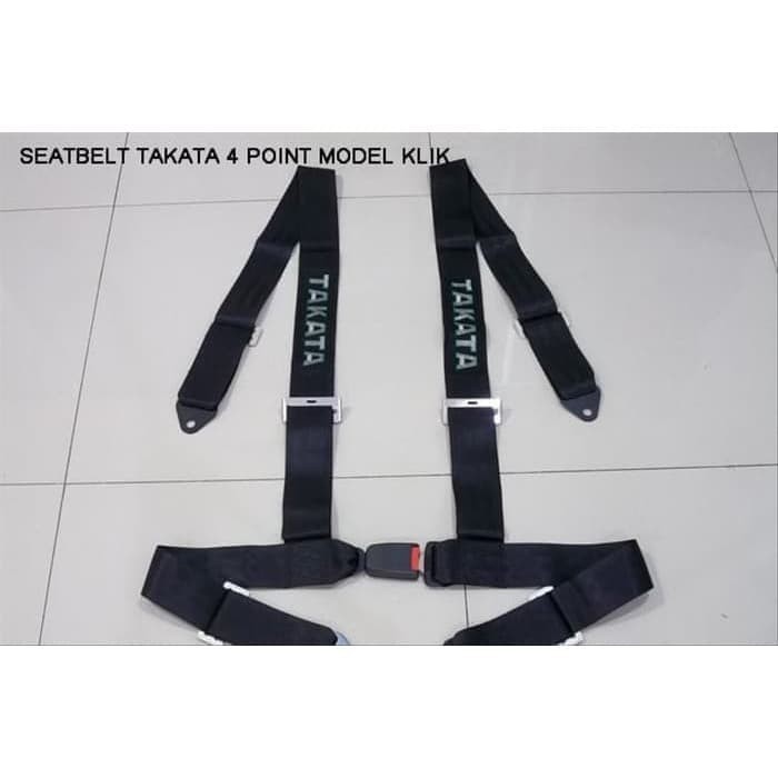 SEATBELT BUCKLE RACING 3 INCH 4 POINT SEATBELT COLOK TAKATA
