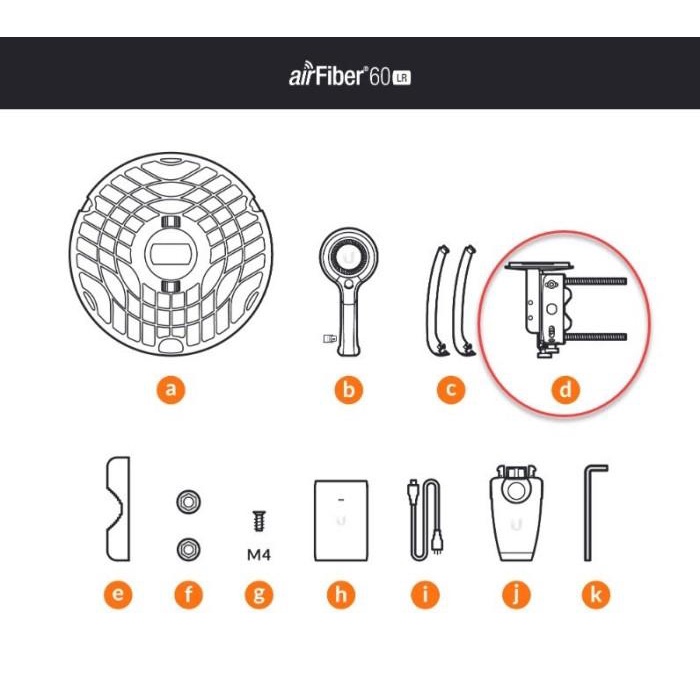 Ubiquiti AF60-LR airFiber 60 LR AF60-LR