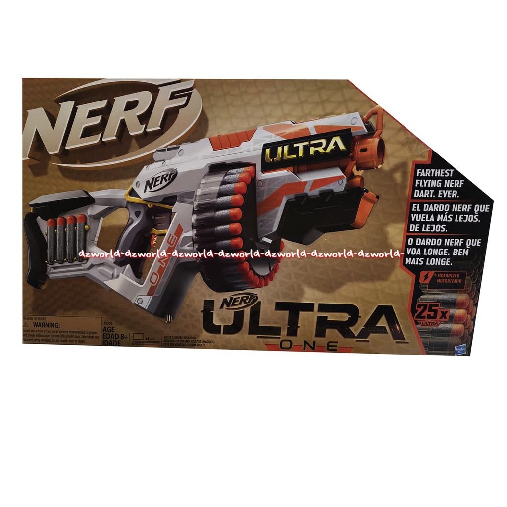 Nerf Ultra One Farthest Flying Nerf Mainan Pistol Besar Giant Isi 25x