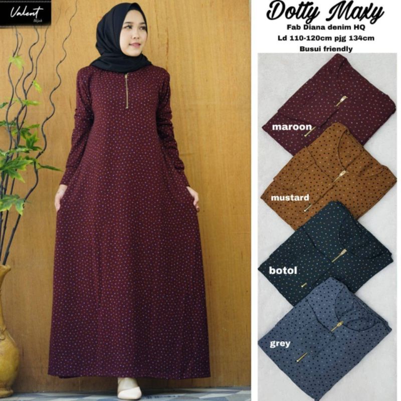 dotty maxy - gamis denim