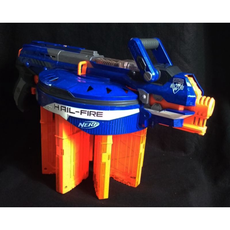 Jual Nerf Elite Hail Fire blaster 