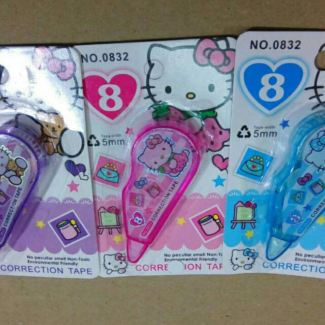 

Tip Ex Motif Kitty 8m
