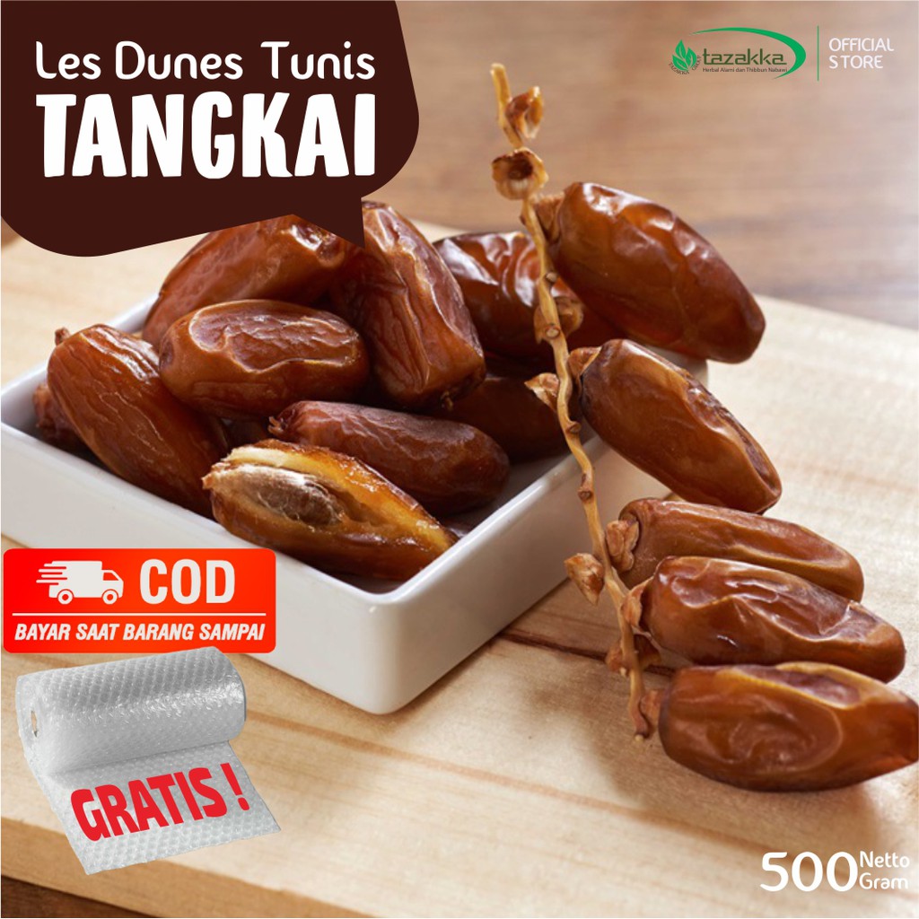 

Kurma Tangkai Tunisia Algerian Dates Premium Segar Fresh Kemasan Kotak Tunis Basah Repack.