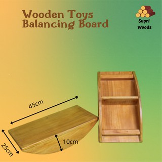 Wooden Toys Balancing Board | Papan Keseimbangan Anak