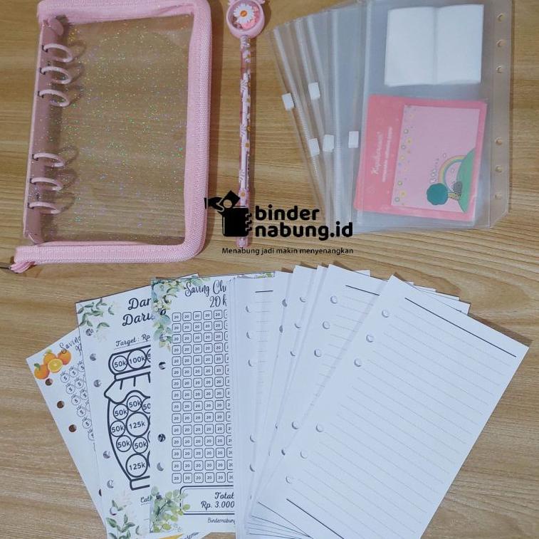 

(I7L7) Paket Hemat Binder Uk A6 //Diskon@now
