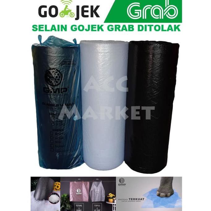 

Bubble Wrap 50 Meter x 125 Cm Plastik Buble Packing - Hitam BERGARANSI