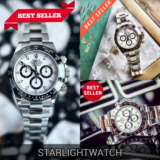 JAM TANGAN PRIA ROLEX DAYTONA MESIN SWISS ETA