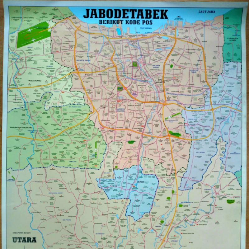 PETA JABODETABEK/PETA INDONESIA/PETA DUNIA