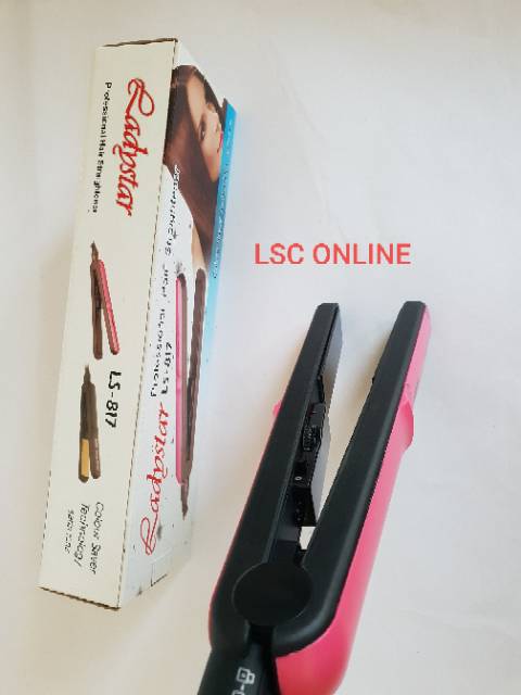 LADYSTAR  Catokan Rambut Murah LS 817  Lurus Original Terbaik Salon Rebonding Curly Keriting Blow