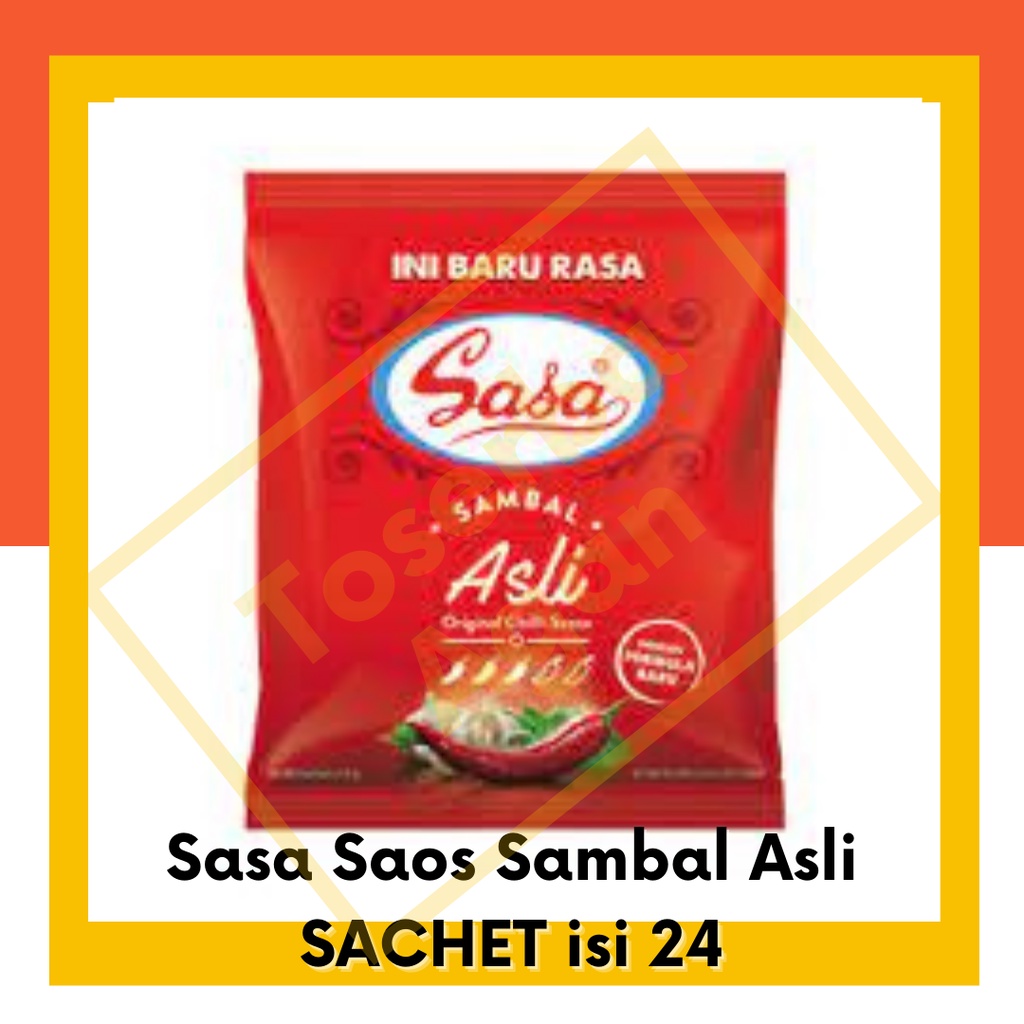 Sasa Saos Sambal Asli Sachet isi 24 Saset Sambel