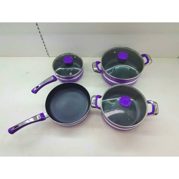 Panci Set 7 pcs Ungu