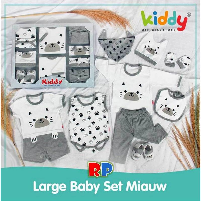 Kiddy Large Baby Set Miauw KD 21-07/Baju set Bayi