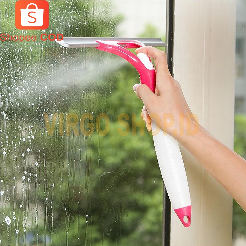 Spray Window Cleaner 2 in 1 / Wiper Pembersih Kaca Serbaguna / Wiper / Kaca / Pembersih / Cleaner / Perlengkapan Rumah / Window Cleaner