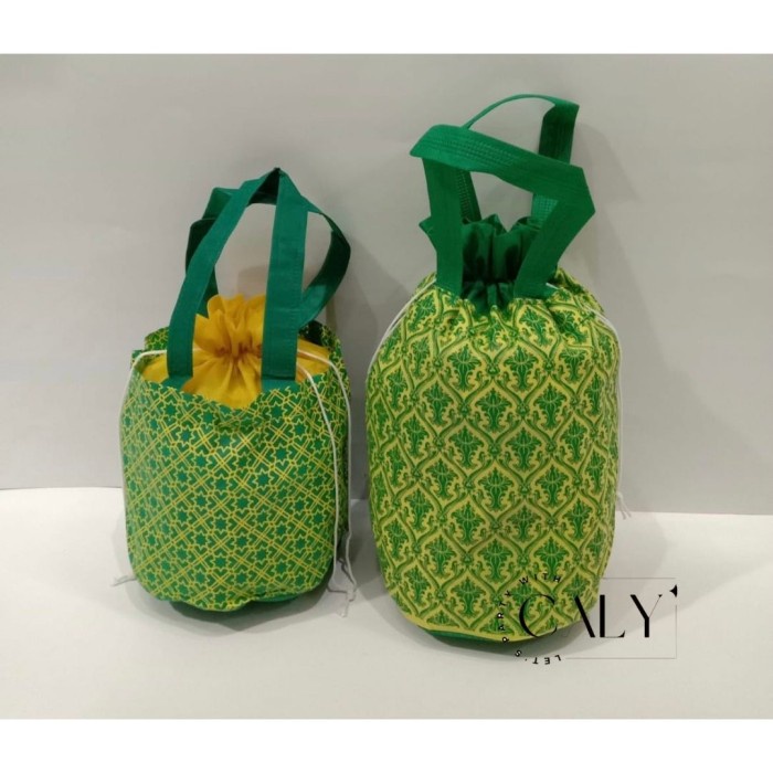 

✨ BISA COD ✨ Tas Serut Toples Lebaran / Spunbond Serut Idul Fitri - 2 toples