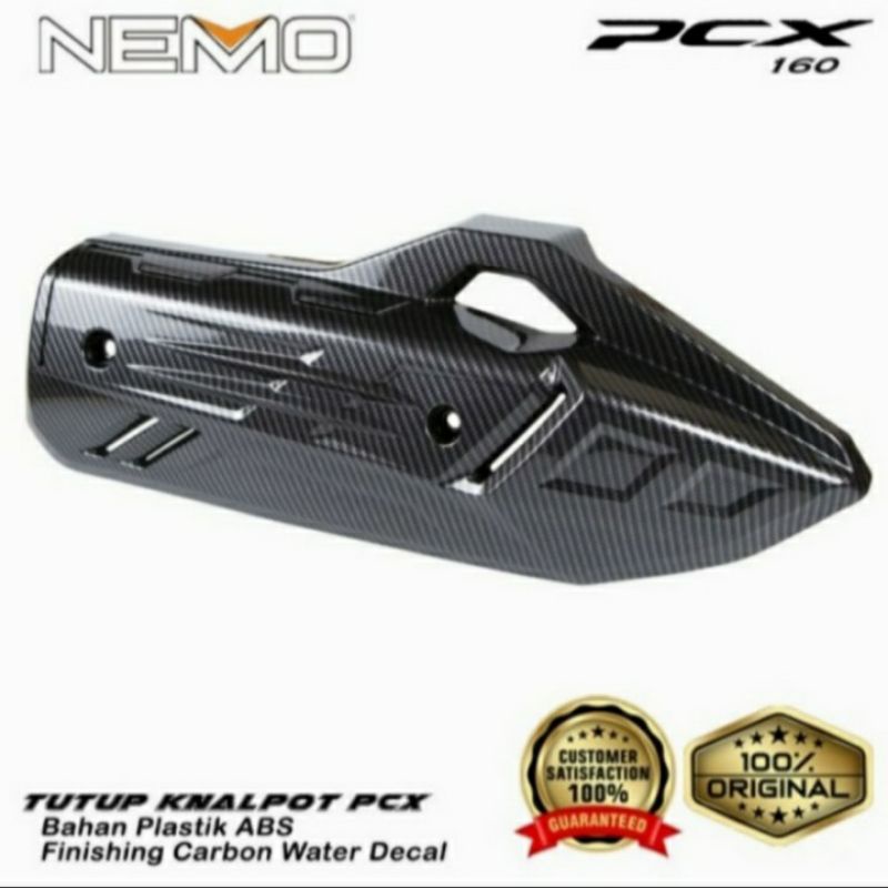 Tutup knalpot Vario 160 Pcx 160 carbon Nemo