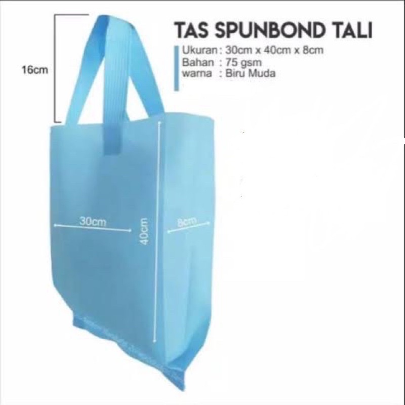 goodie bag tas spunbond polos tas kain polos besar tebal