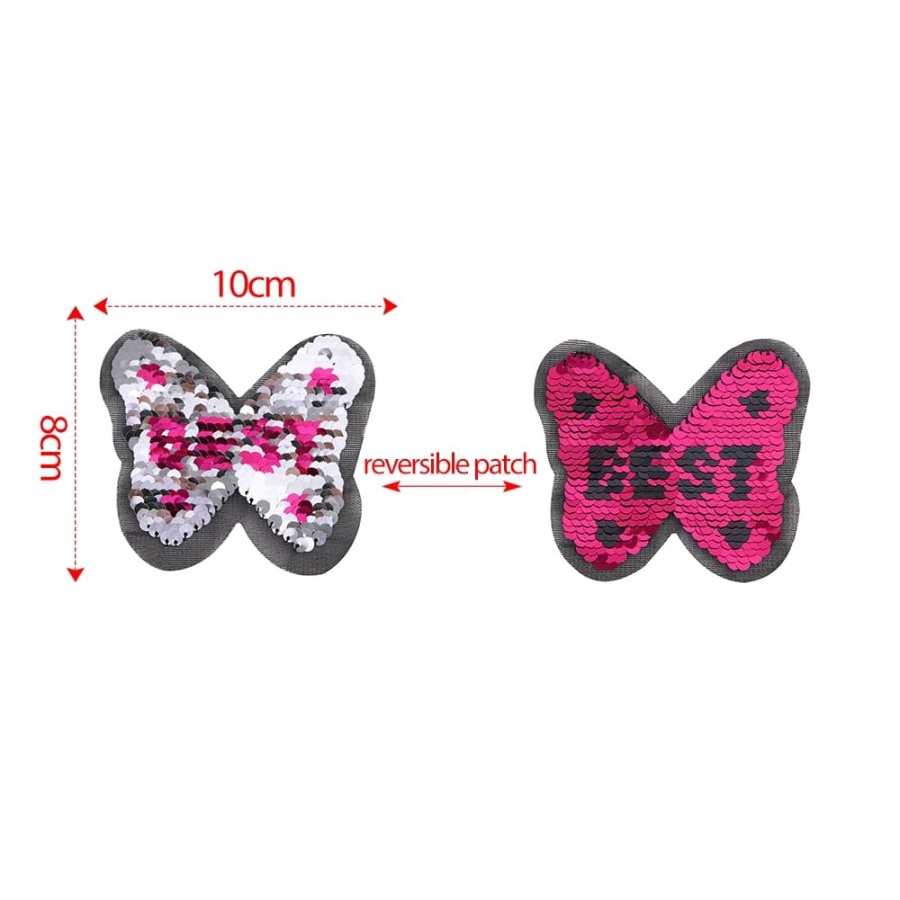 Bowknot Reversible Sequin Patch