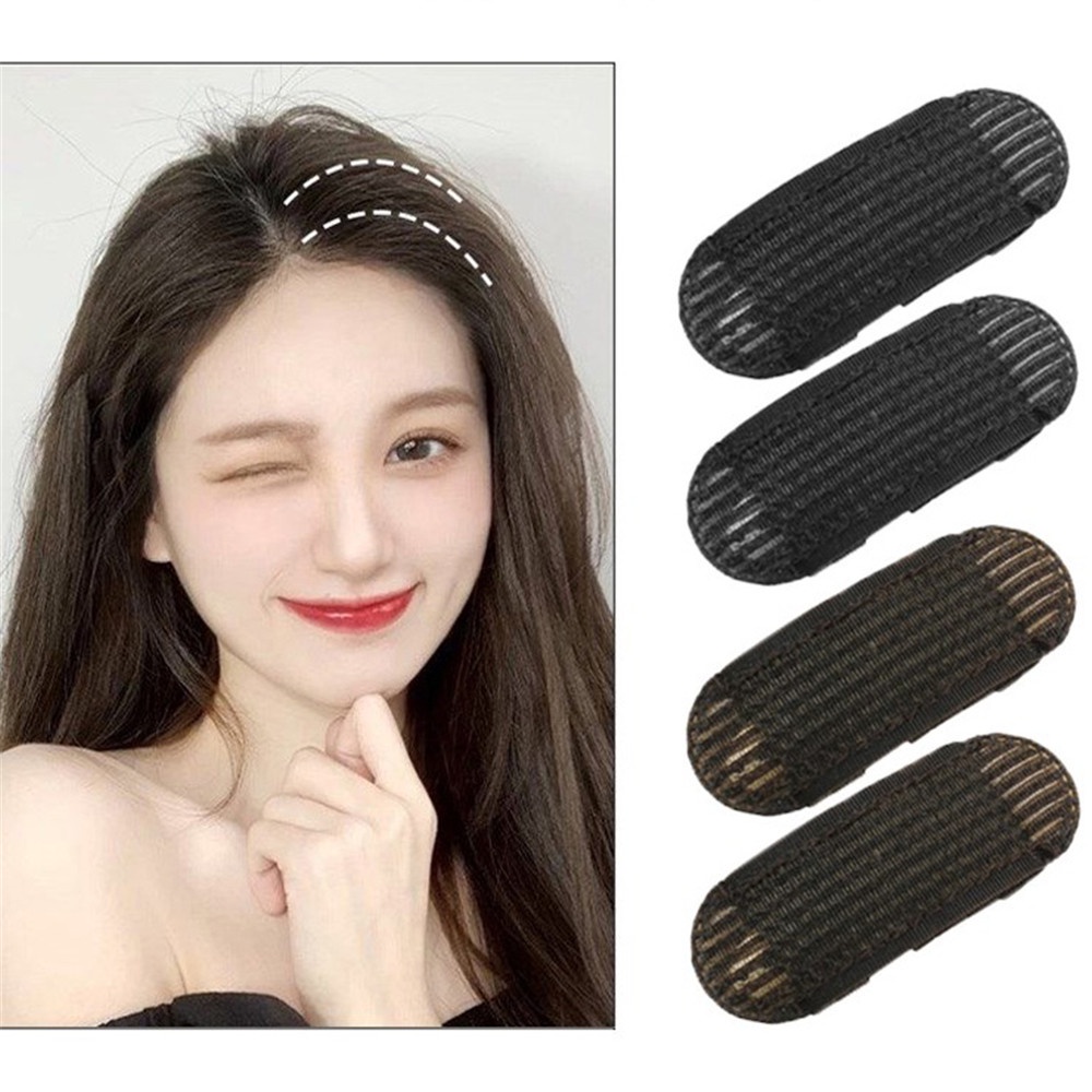 2pcs Klip Jepit Rambut Invisible Seamless Breathable Untuk Wanita