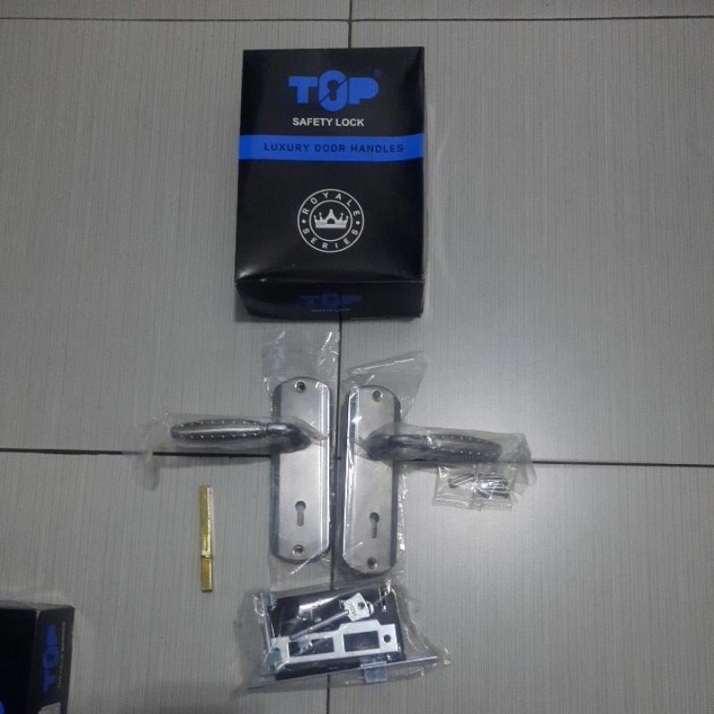 KUNCI PINTU TOP ROYALE ROYAL BIRU KECIL 5206 ANAK KUNCI MODEL TUSUK