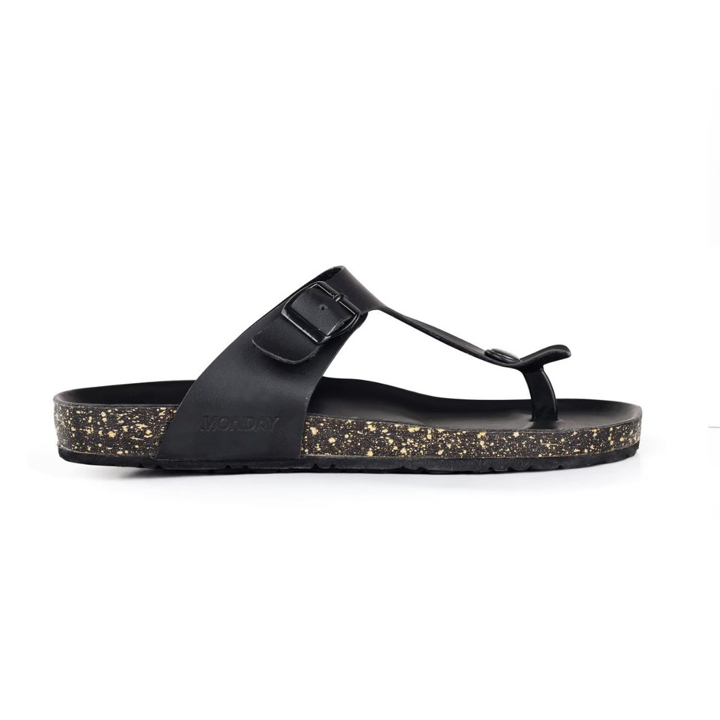 ASTA BLACK - Sandal Jepit Kasual Pria Cowok Sandal Jalan Santai Sendal Casual Original