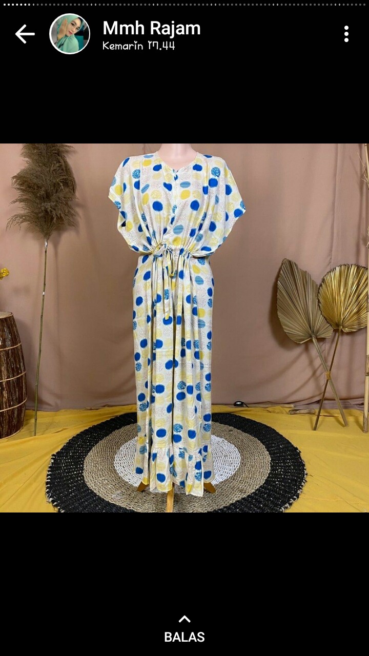 Baju Gamis Batik Wanita - Gamis Batik Jumbo - Gamis Batik Allsize - Gamis Syari