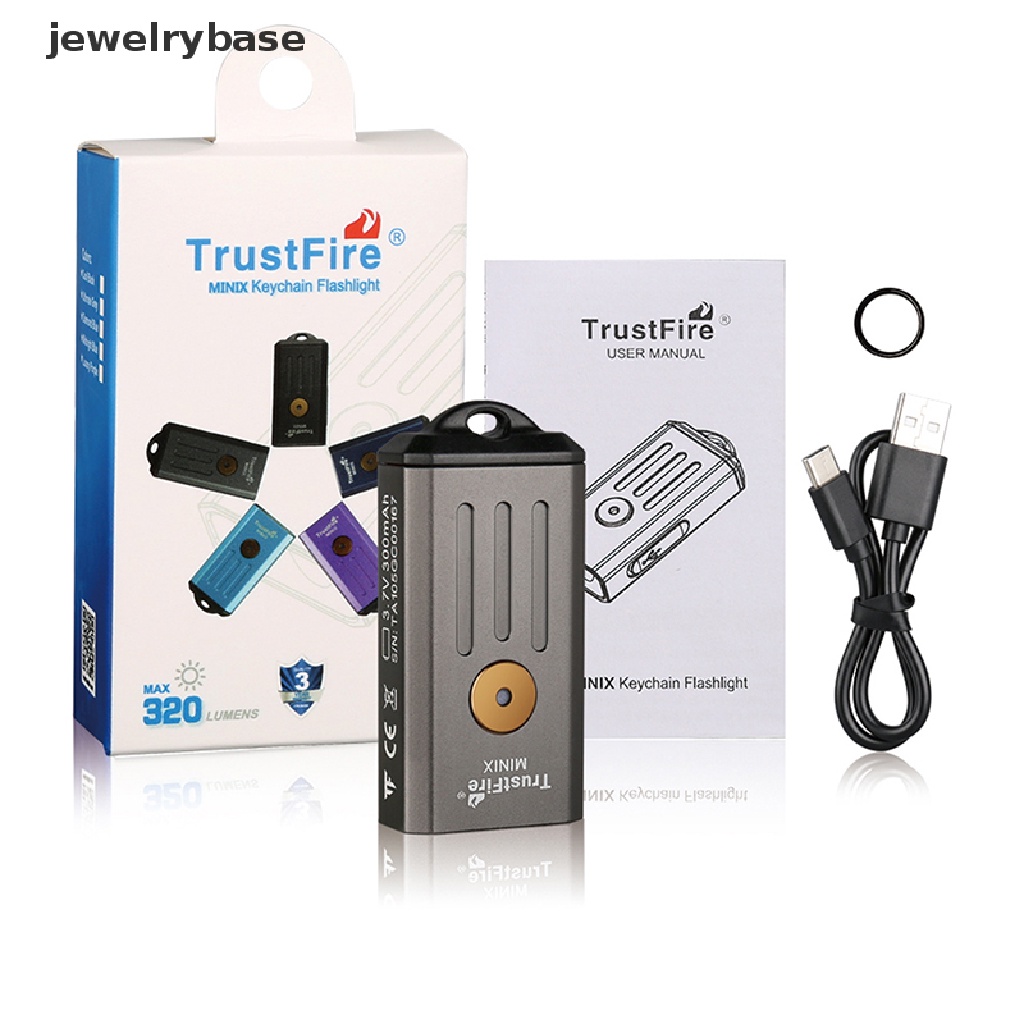 (jewelrybase) Senter Uv Rechargeable Trustfire ​Minix 320 Senter Led Uv Merah Mini Untuk Butik