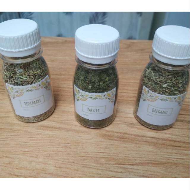 

Herbs Parsley Oregano Rosemary