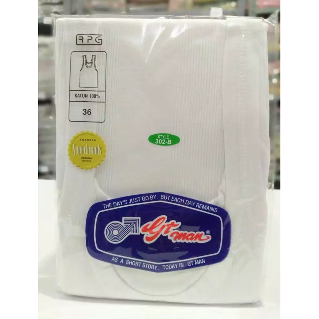 Kaos dalam pria / singlet GTman 32-42