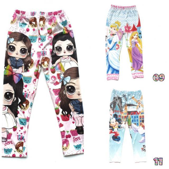 Legging COCO ICE LOL PRINCESS MICKEY (kode: 08 09 11)