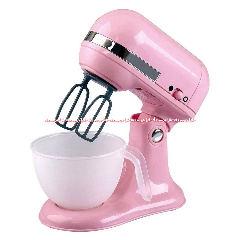 Play go Make And Serve Appliances Mainan Peralatan Masak Blender Mixer Pemanggang Roti Pink Nyala