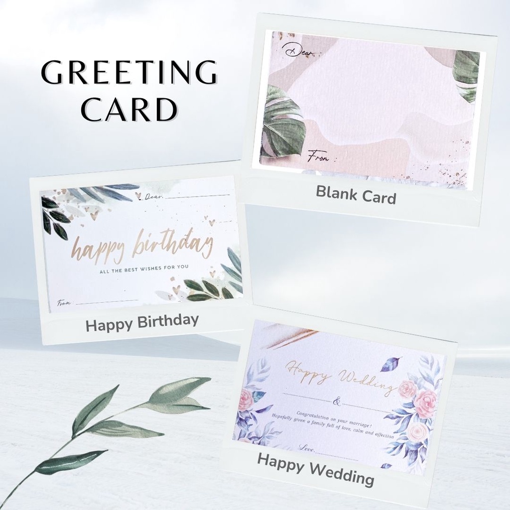 [TAMBAHAN] KARTU UCAPAN/GREETING CARD/GIFT CARD