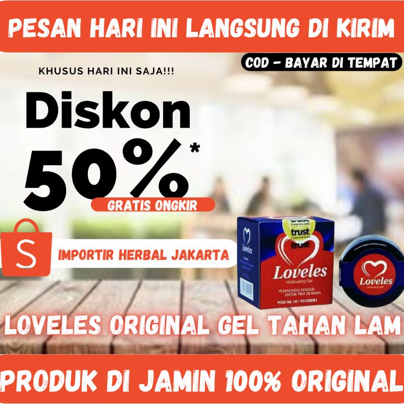 loveles-loveless moisturizing gel original 100% bpom-jaminan asli