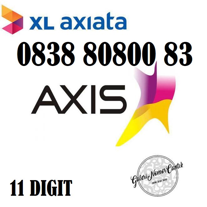 Kartu Perdana Nomer cantik Axis axiata 4G ready 11 DIGIT MINIMALIS 0187