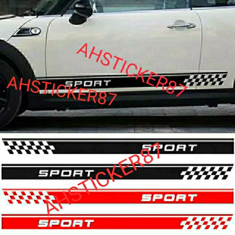 Aksesoris Mobil Stiker Mobil cutting sticker agya ayla jazz march datsun yaris ignis splash picanto