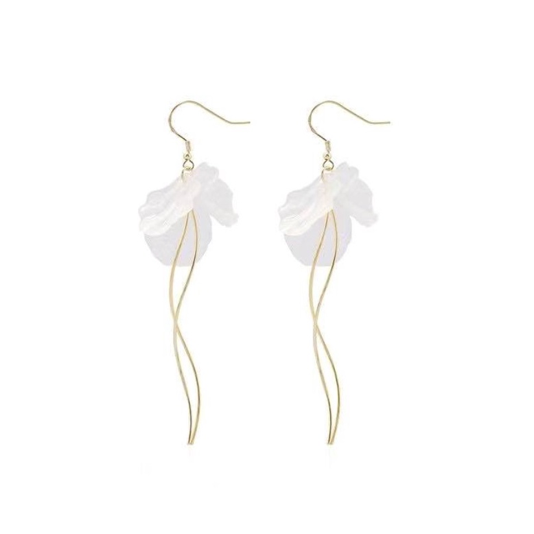 Anting  Tassel Wanita B402 DANCING FLOWER  Korea Fashion Women Earring Giwang Aksesoris Cewe