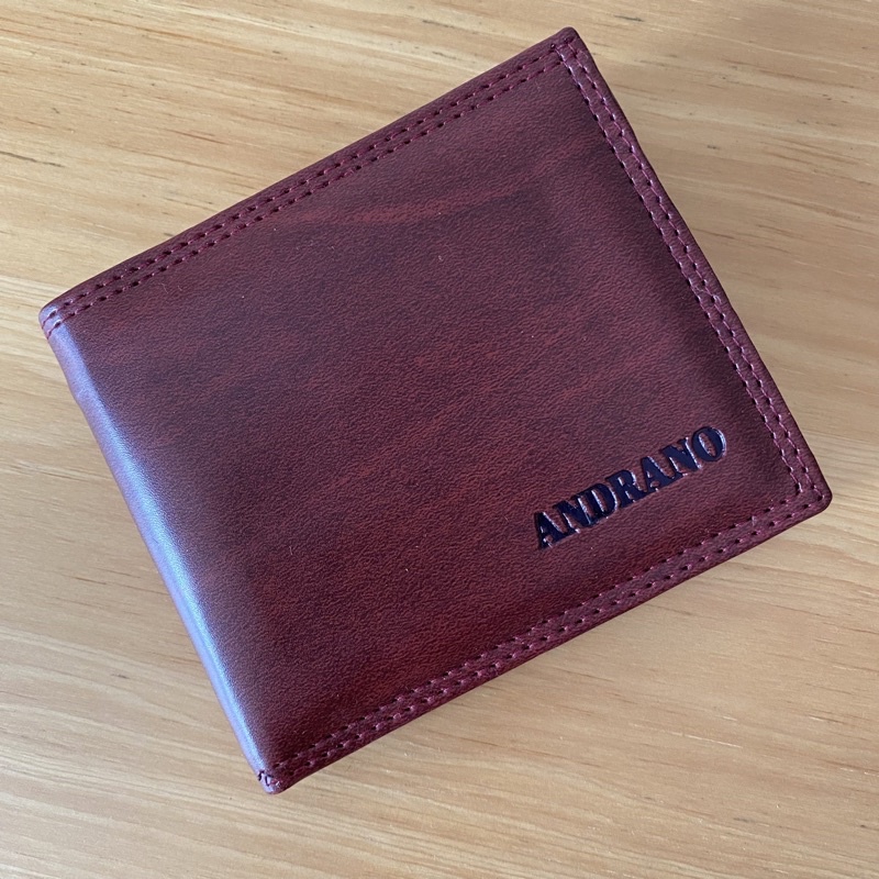 DOMPET PRIA TERLARIS BAHAN DIJAMIN TAHAN LAMA BAHAN SYNTETIS-ADR MARUN KLP LG KCL