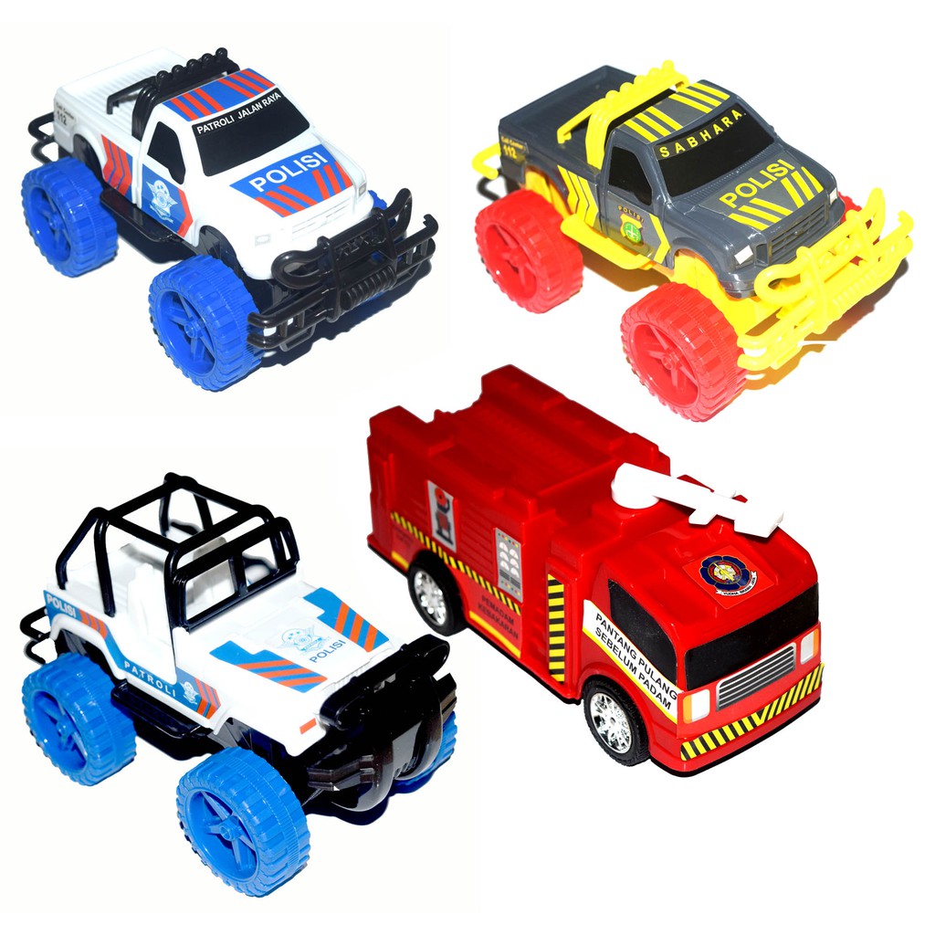 RKC Vehicle Toy Mainan mobil mobilan  polisi pemadam 