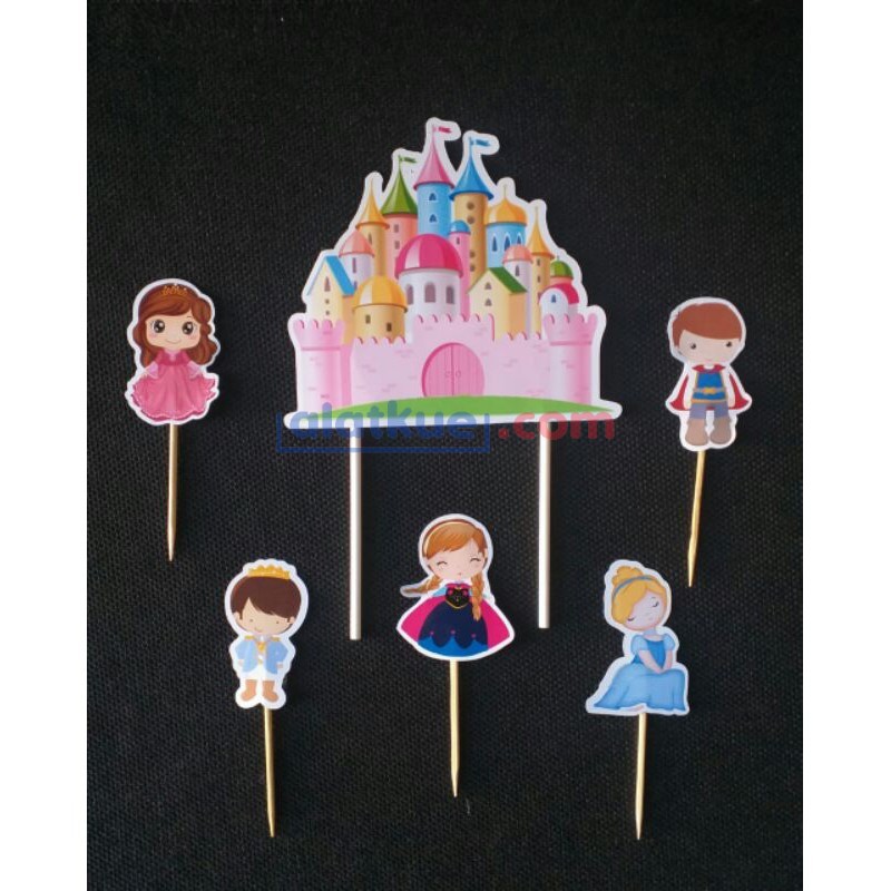 Jual Cake Topper Kertas Happy Birthday Prince Princes Shopee Indonesia