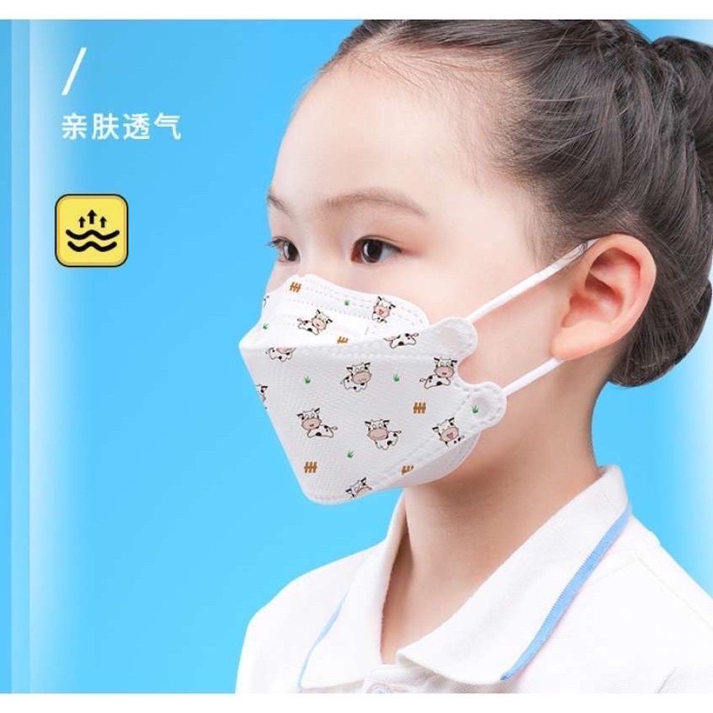 Masker Anak Karakter Masker KF94 Earloop 4Ply Isi 10PCS MALL SHOPPING