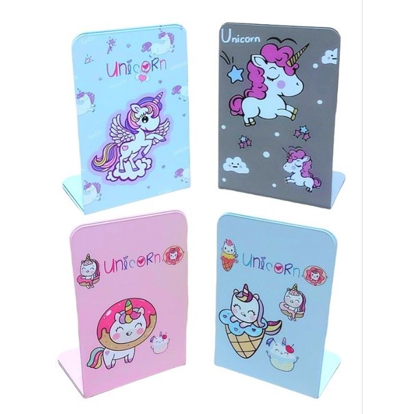 

Standbook sandaran Pembatas Buku Unicorn isi 2 pcs