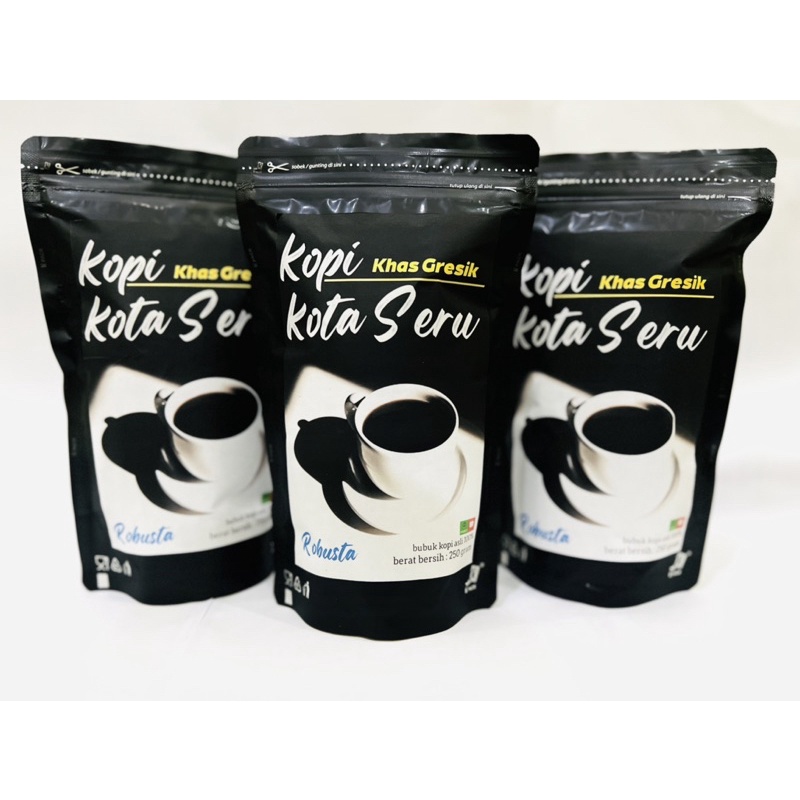 

Kopi kota seru - kopi robusta khas gresik