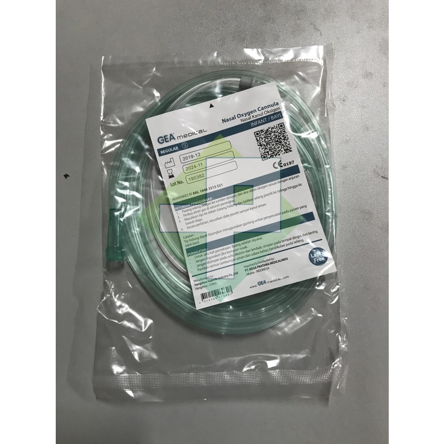 Selang Nasal Oxygen GEA / Nasal Oxygen Cannula Pcs