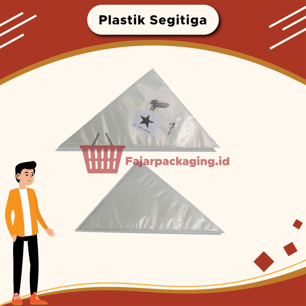 Plastik Segitiga - Papping Bag / Plastik Contong Buttercream Kue Plastik Segitiga Kue Plastik Cream