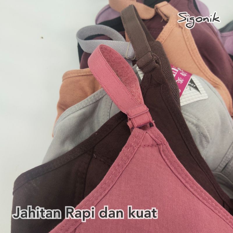 Bra BH Sport Gfy Wanita Dewasa Tanpa Kawat Busa Tipis 34 36 38 40 42 Big Size Cup Besar Jumbo Murah