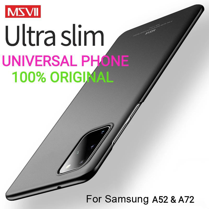 Hard Case Samsung Galaxy A52 & A72 - Original MSVII Luxury Matte Ultra Thin Slim Cover Casing Sarung