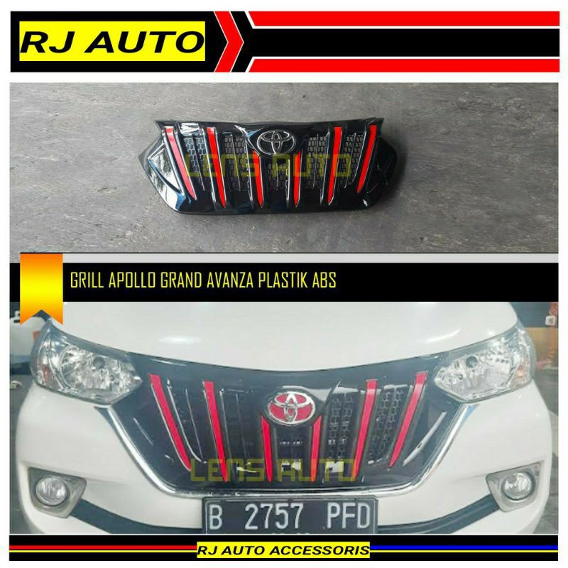 GRILL APOLLO AVANZA GRILL AVANZA MODEL APOLLO STYLE