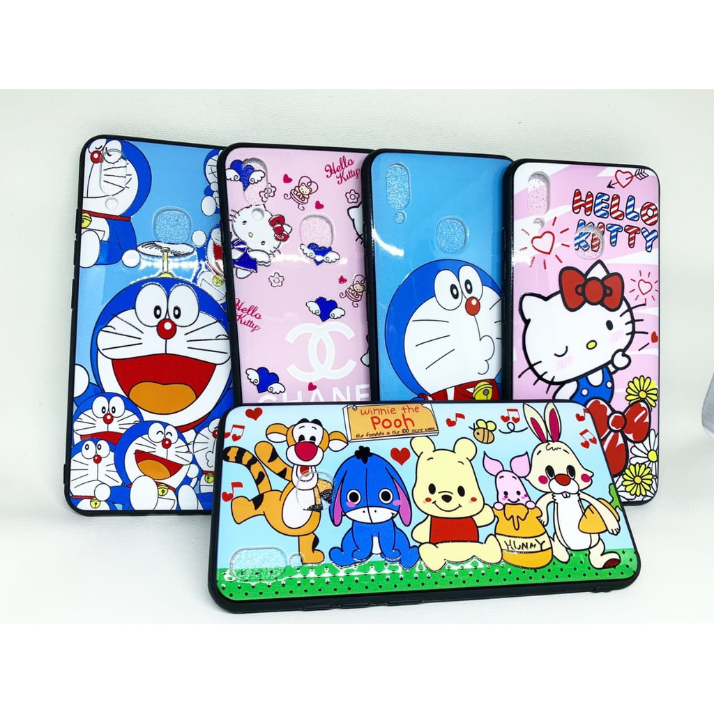 SoftCase Kilat Karakter Doraemon Helo kitty Cute Cantik Xiaomi Redmi Note 7 , Redmi Play