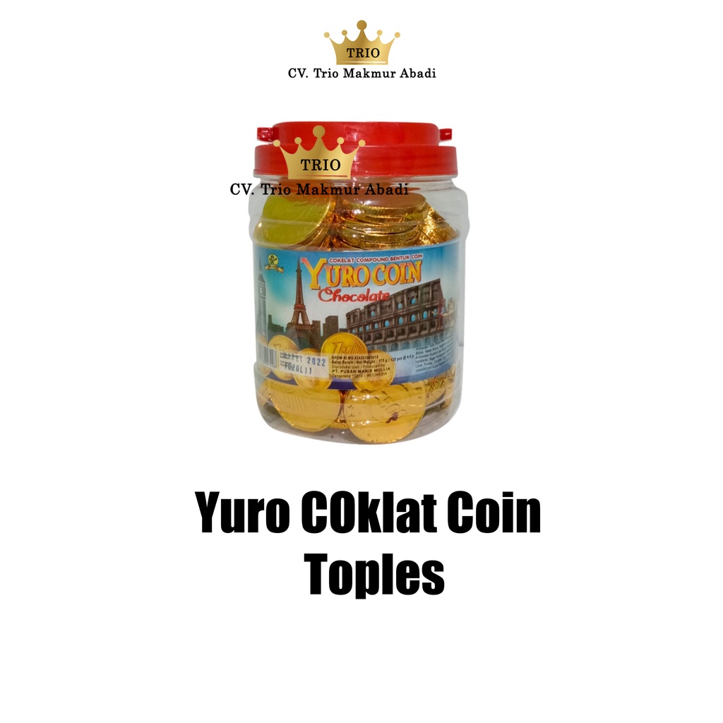 

Yuro Coklat Coin Toples 125pcs