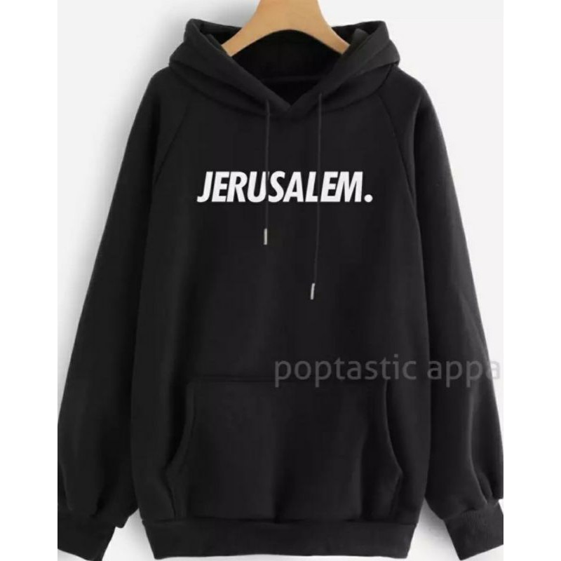 sweater hoodie pria wanita jerusalem