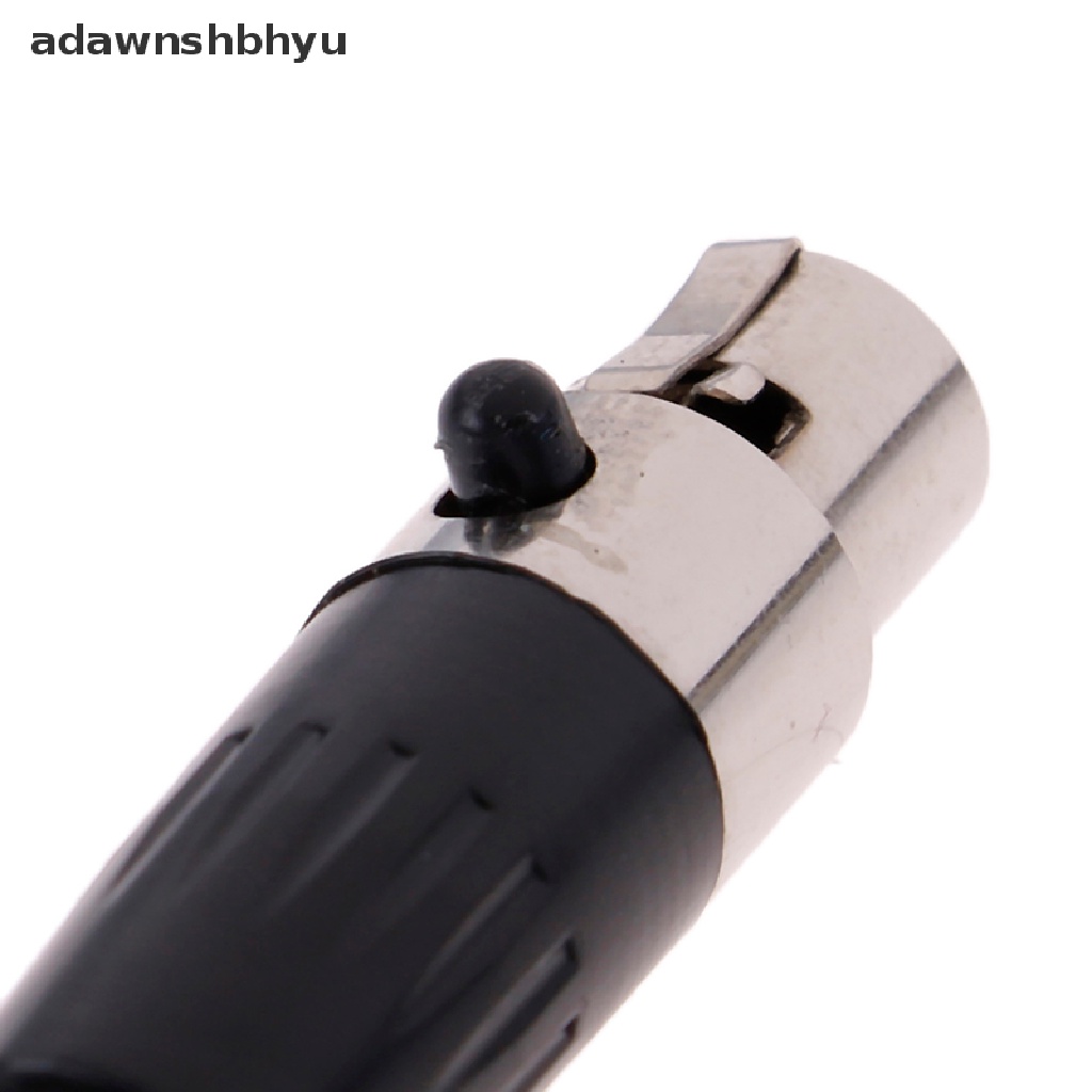 Adawnshbhyu 1Pc Konektor Mikrofon Audio XLR Mini 34pin Female Plug XLR Kecil Untuk MIC